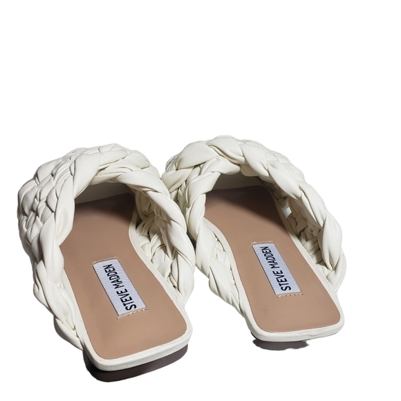 Steve Madden Marina Off White Slides Sz 5.5, 6 - Picture 8 of 10